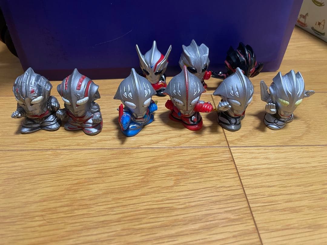 [Also selling other finger puppets] Ultraman Nexus Finger Puppet Soft Vinyl Set of 9