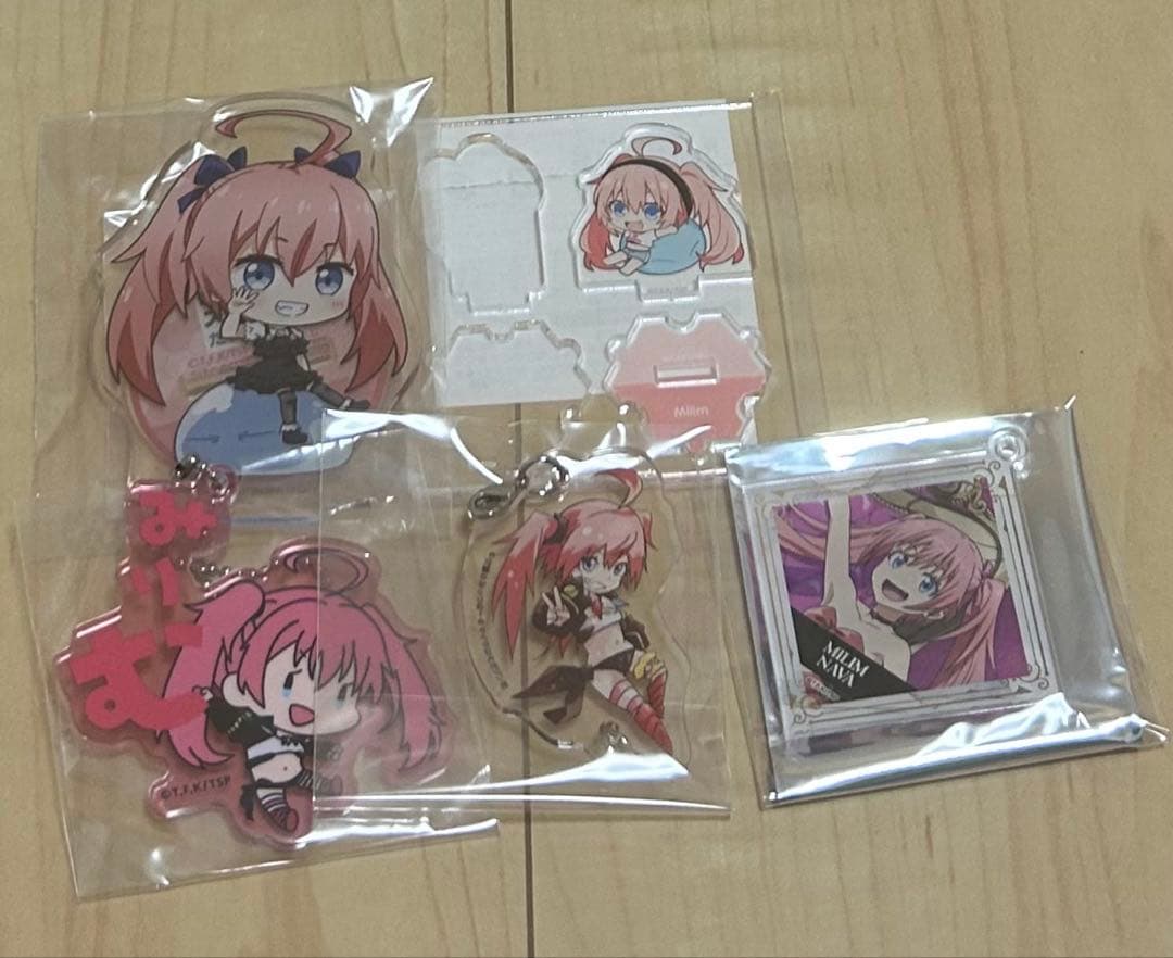 Tensei Shitara Slime Datta Ken Milim Acrylic Stand Keychain Bundle