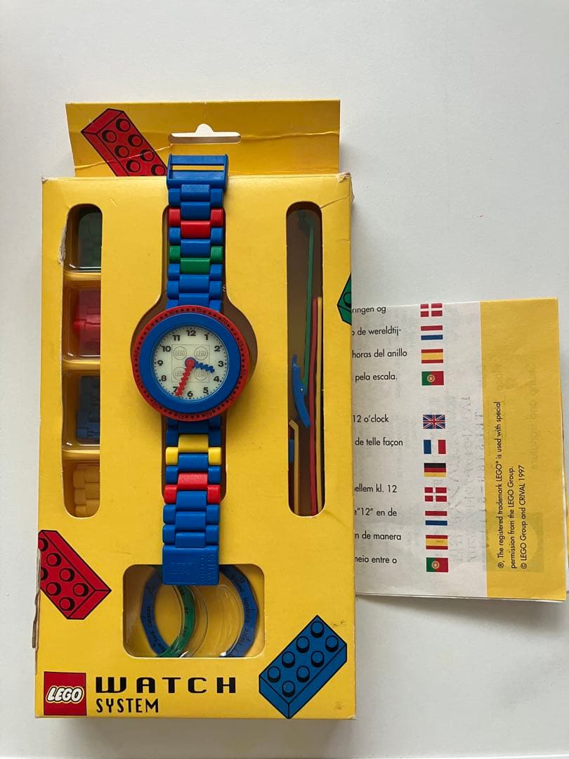 【Ultra-rare] Early LEGO Watch System Wristwatch Multicolor