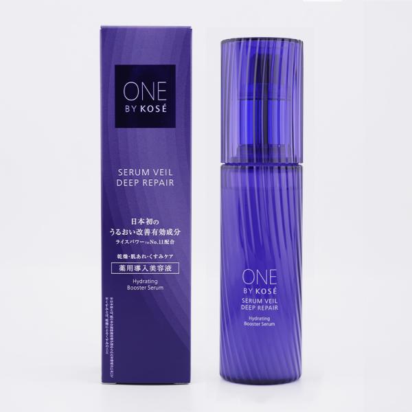 ONE BY KOSE 高丝 Serum Veil Deep Repair 正装 60mL 绿色花香 精华液[药用化妆品][支持礼品包装]