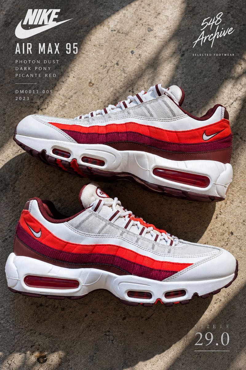 【售罄款】耐克 AIR MAX 95 辣椒红 29厘米 红色渐变
