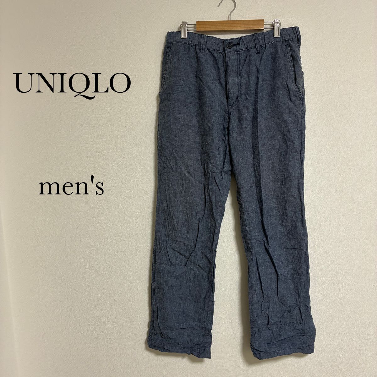 【美品】优衣库亚麻混纺休闲裤 S-L码