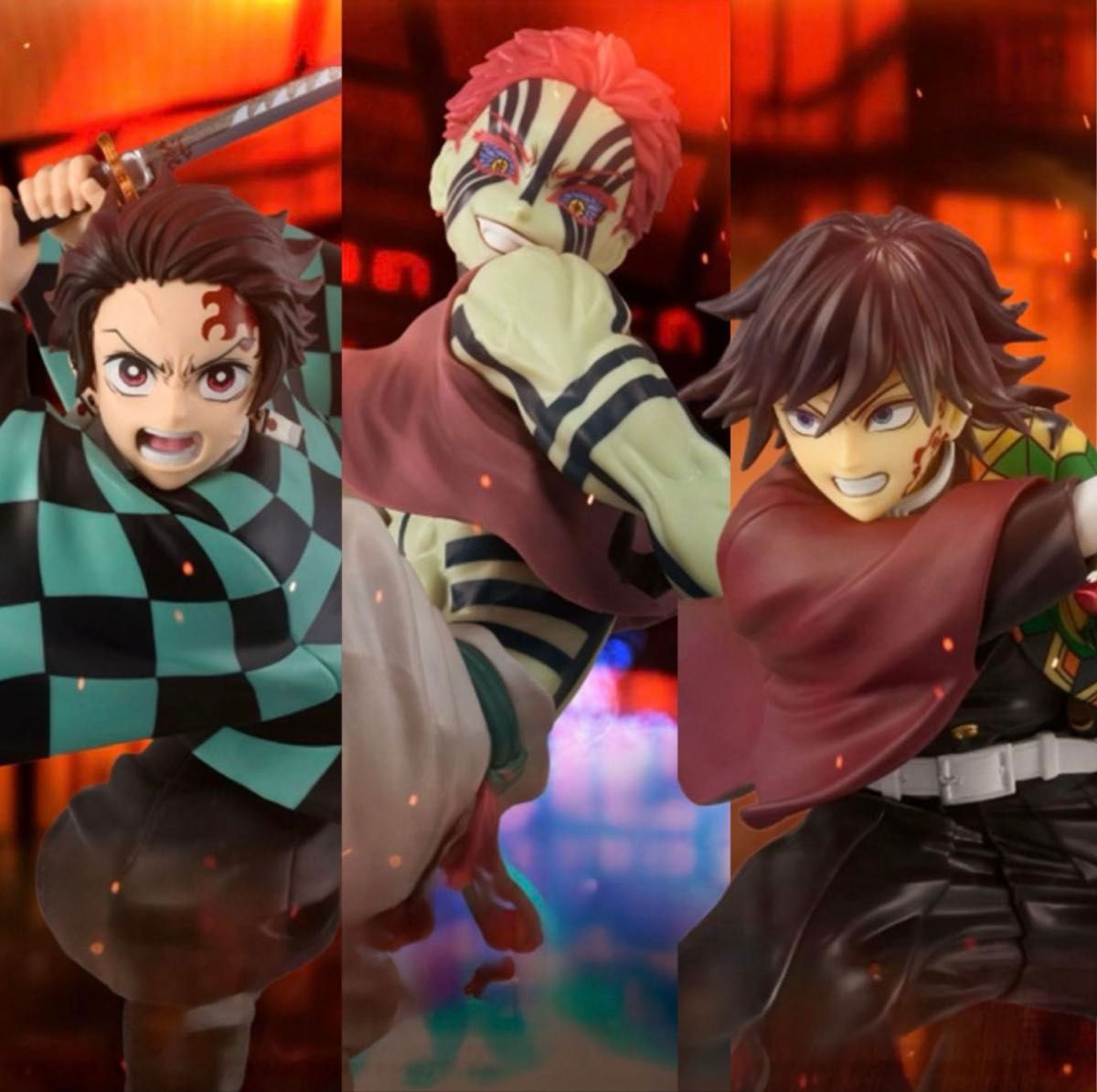 Demon Slayer MAXIMATIC Tanjiro Kamado, Akaza, Giyu Tomioka 3-Piece Set