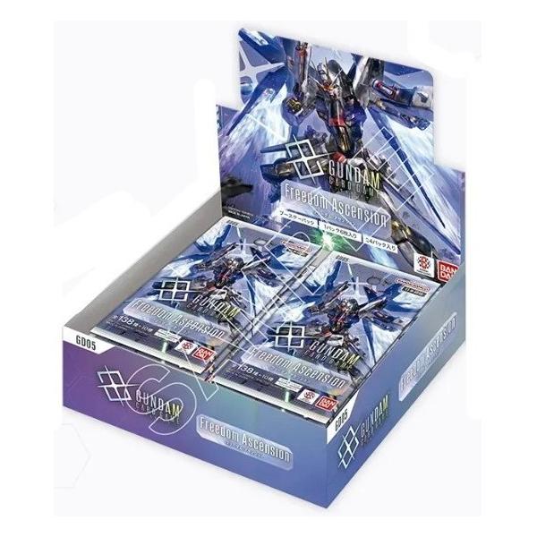 "New" {TCG} (Carton) (Reissue) Gundam Card Game Booster Pack Freedom Ascension [GD05] Bandai (12 Boxes) (20261018)
