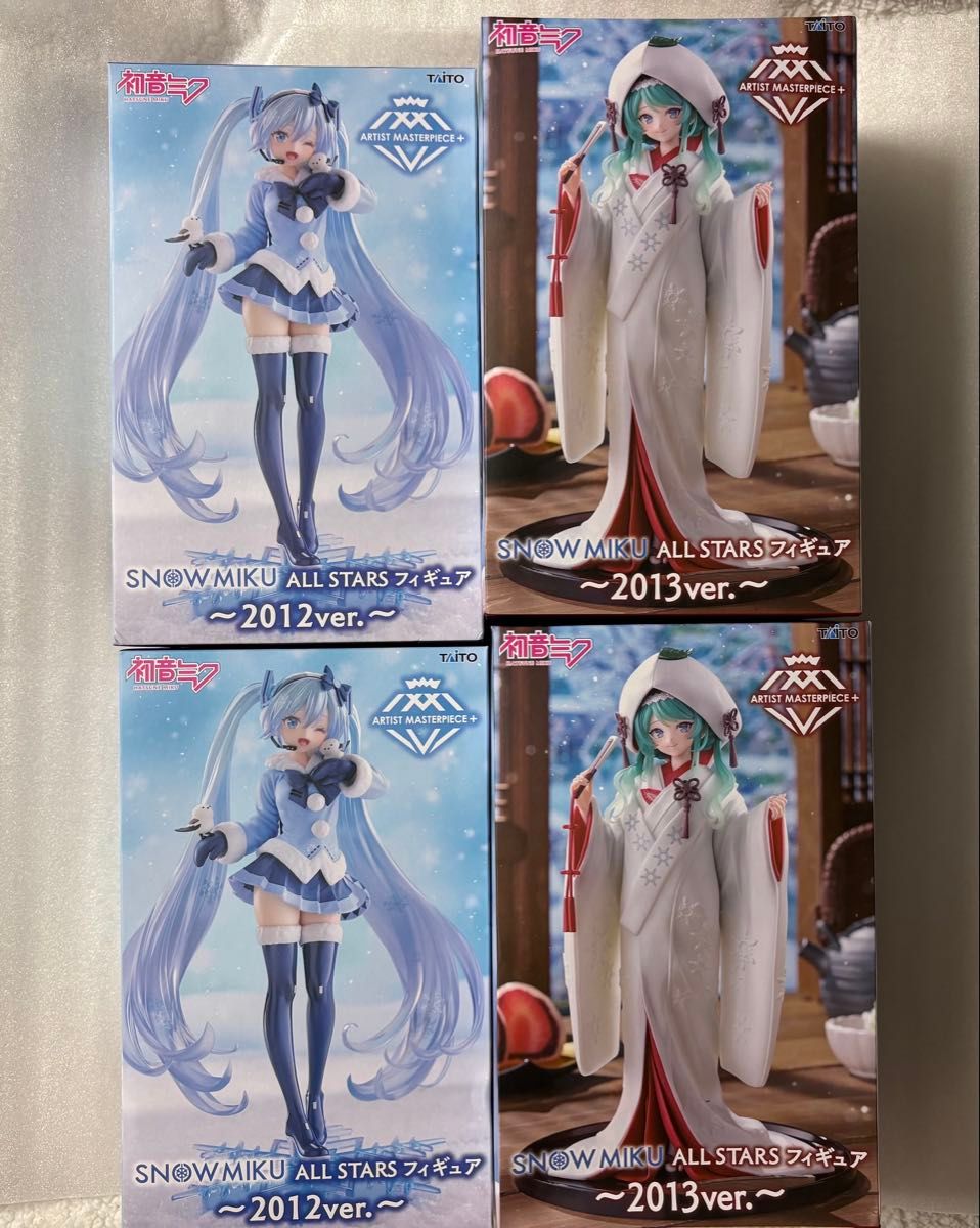 太东 初音未来 雪未来 AMP+ 手办 2012版 2013版 共4个套装
