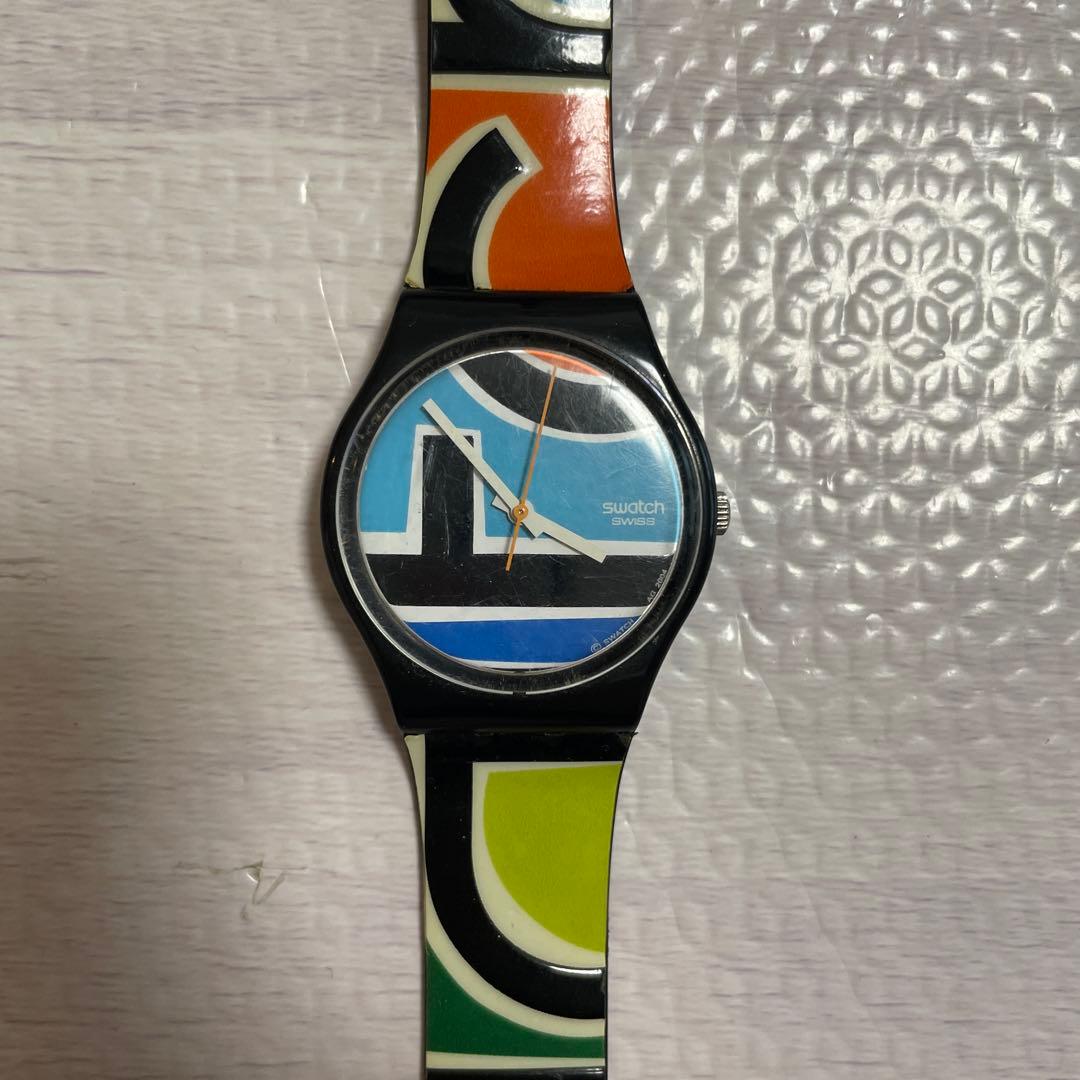 Swatch Quartz Watch Body Multicolor