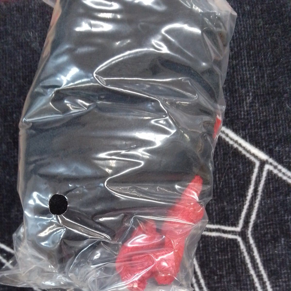 Fluffy Collection PINGU Drawstring Bag Face Design B