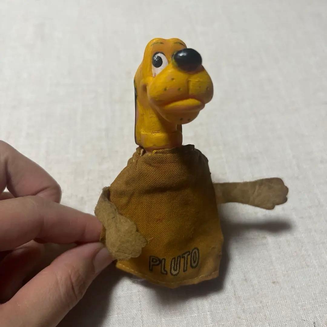 60's Rare Vintage Disney Pluto Combex Finger Puppet