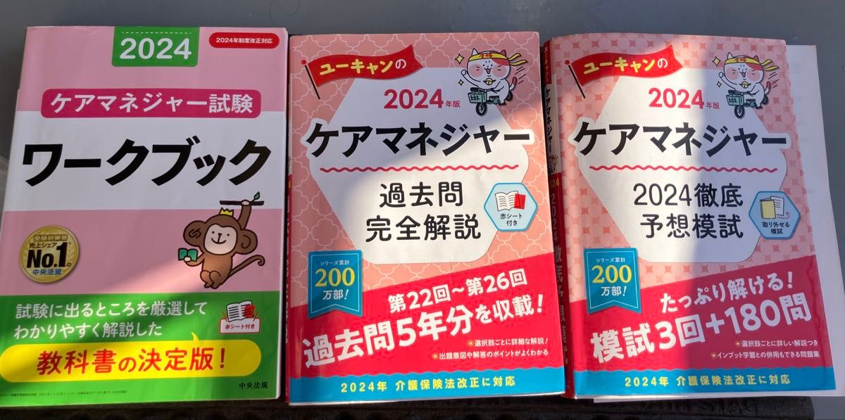 2024年版护理经理考试对策书籍3册套装工作簿过去问题预想模拟考试