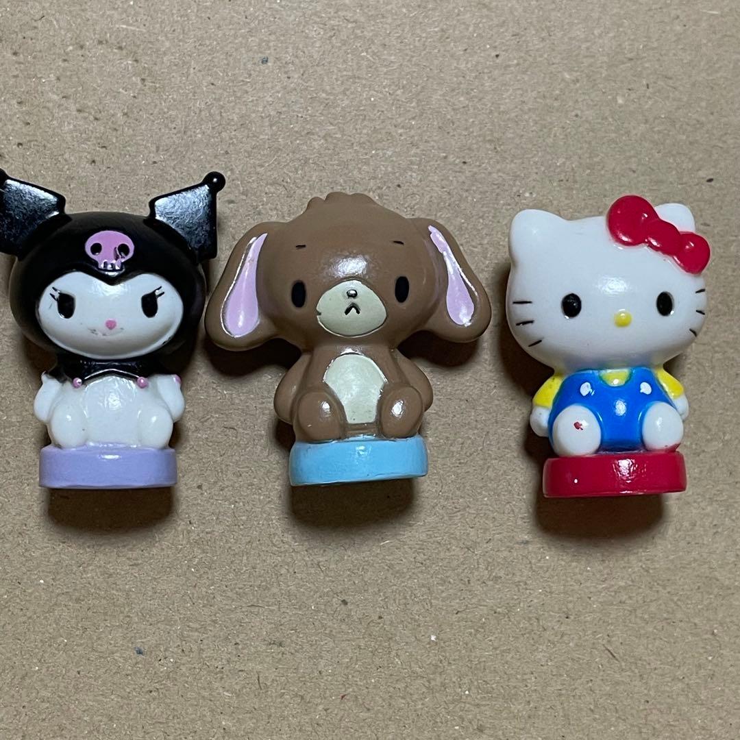 Sanrio Sugarbunnies Figures: Kurousa, Kuromi, Hello Kitty
