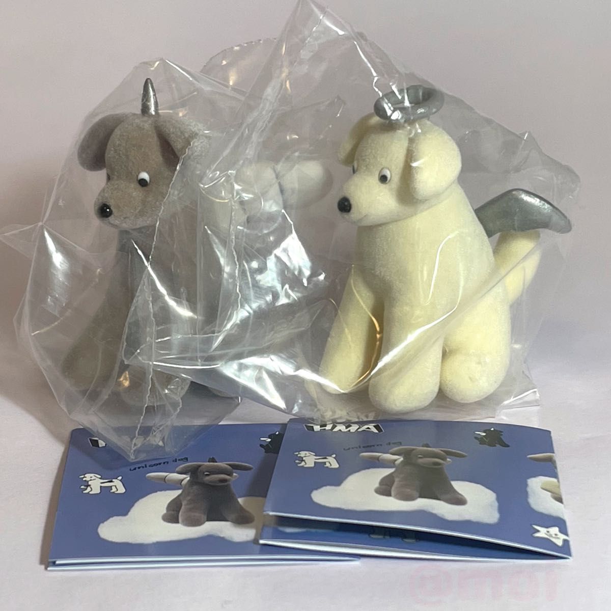 Wani Souma Flocky Figure 独角兽狗 & 天使狗 2个套装