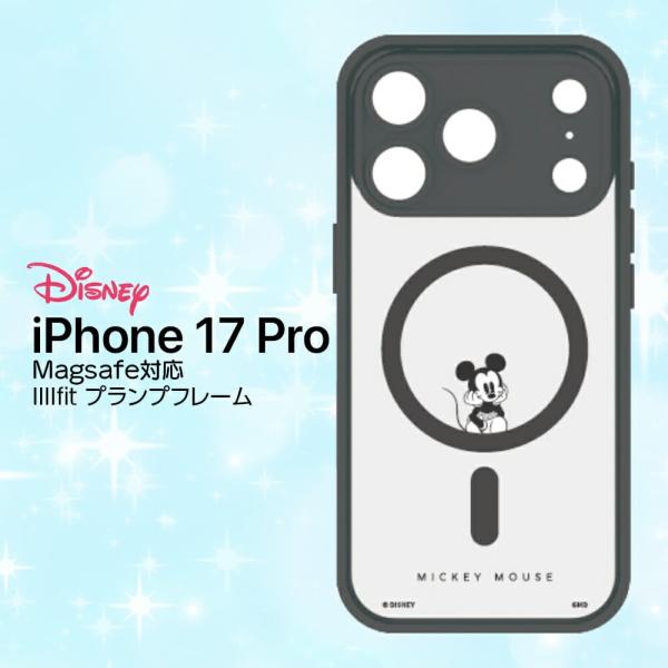 iPhone18 Pro iPhone17Pro ケース ミッキー マウス ディズニー公式 ライセンス かわいい キャラクター マット クリア 指紋防止 耐衝撃 保護 カバー Magsafe