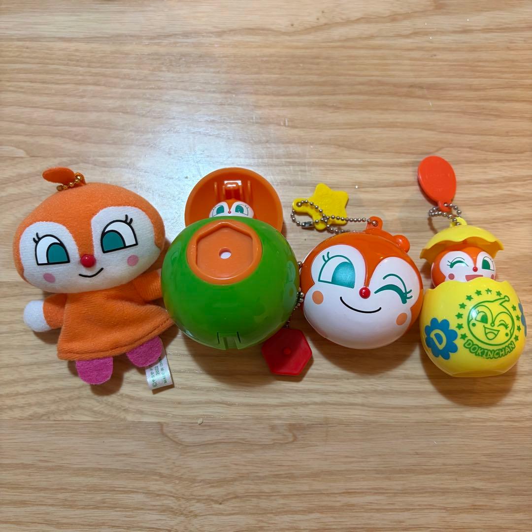 面包超人 毒菌妹妹 吉祥物手办 4款套装