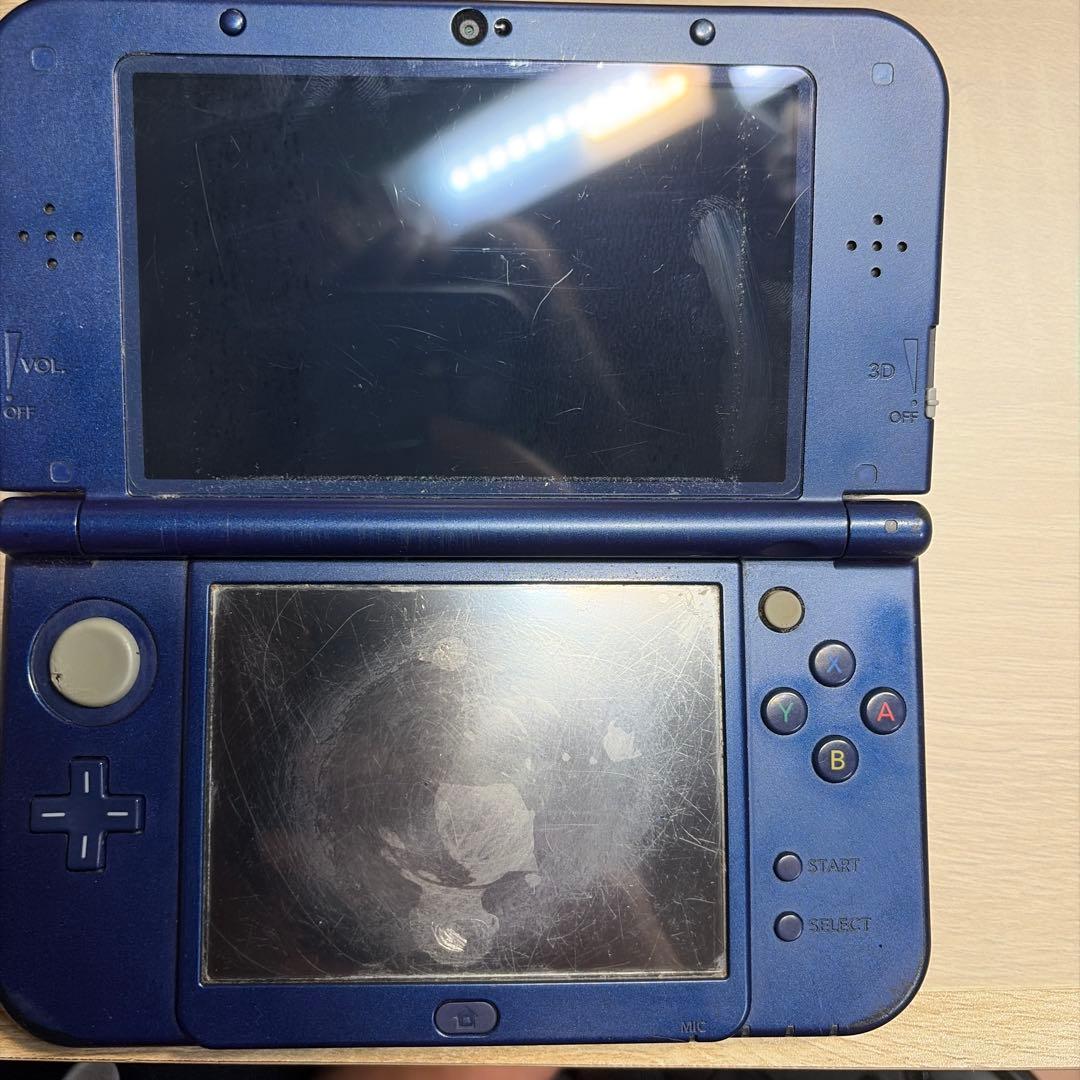 新任天堂3DS LL 主机 金属蓝
