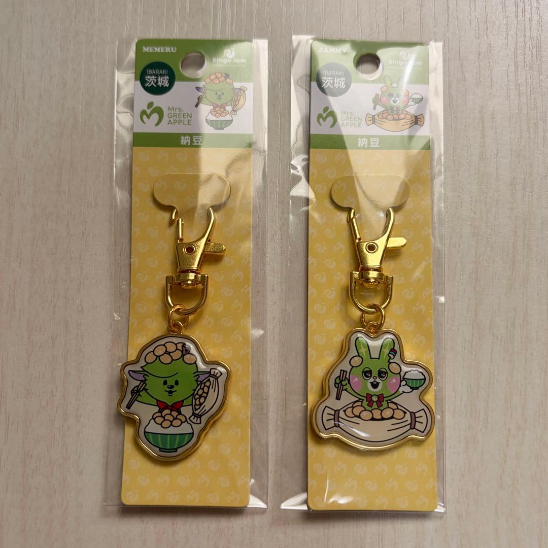 Mrs. GREEN APPLE茨城县限定当地金属魅力套装