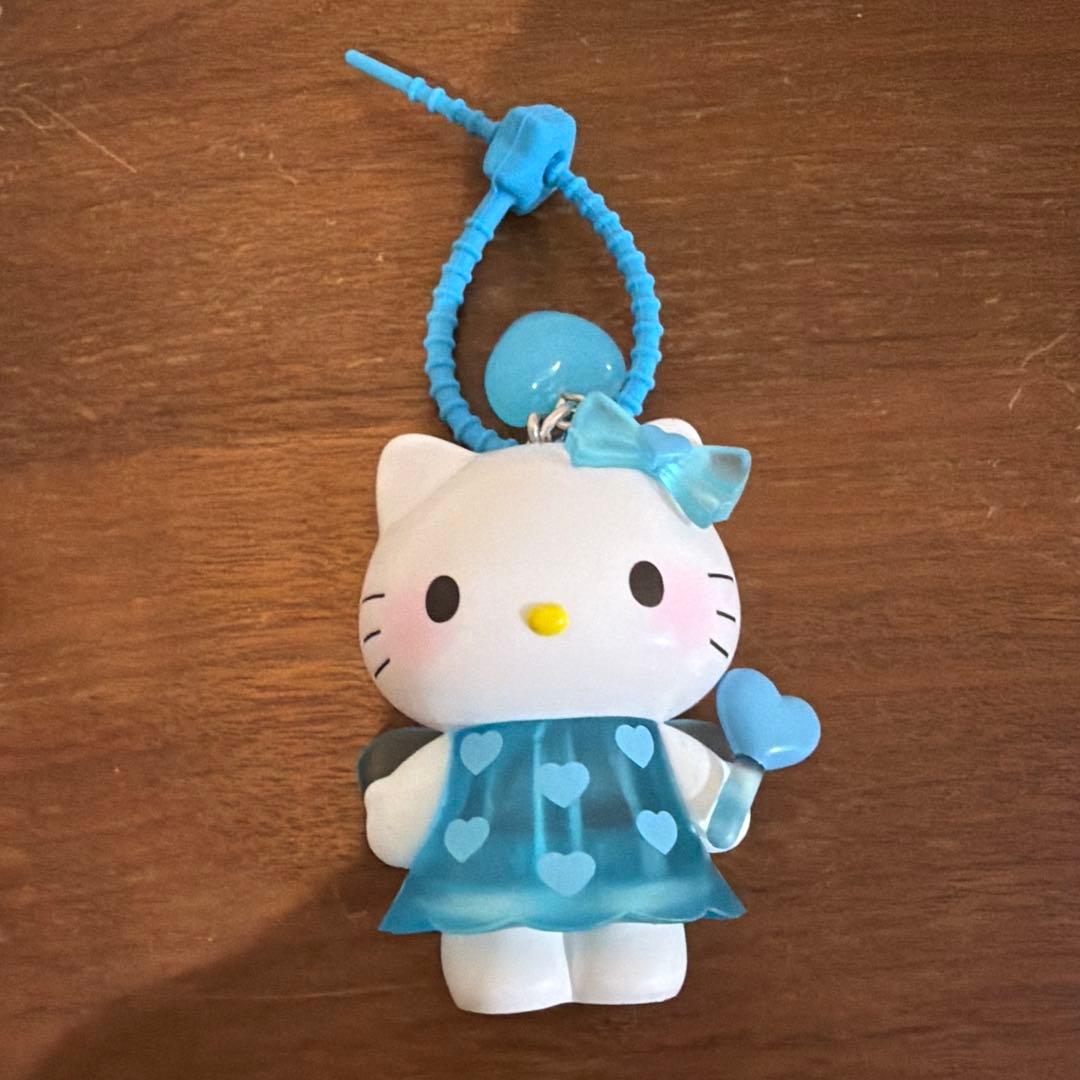 Sanrio Characters Clear Figure Keychain Hello Kitty