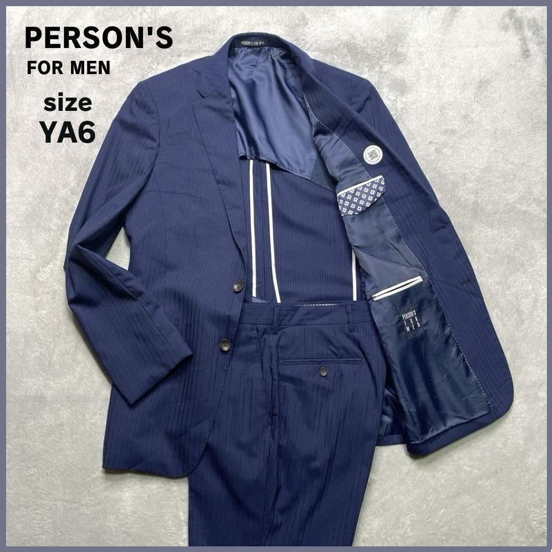 【美品】帕森斯PERSON'S条纹西装YA6奈比