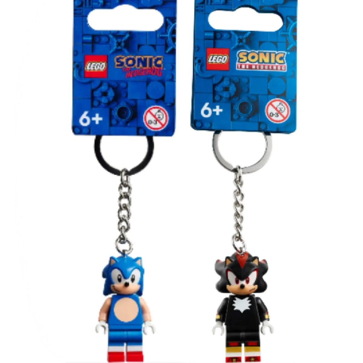 正品 LEGO 新品 索尼克刺猬&暗影刺猬 钥匙扣套装