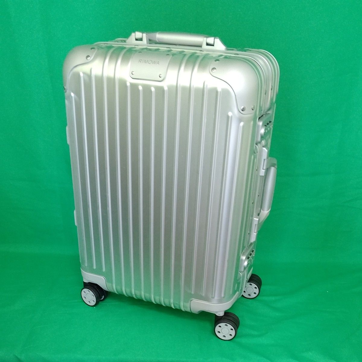 终身保证2024年RIMOWA RIMOWA原创客舱铝合金行李箱4轮银色