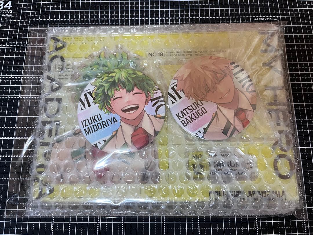 My Hero Academia Can Badge Acrylic Stand Izuku Midoriya Katsuki Bakugo