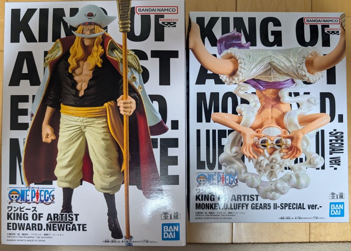 ワンピース KING OF ARTIST エドワード・ニューゲート モンキー・D・ルフィ ギア5 2種セット