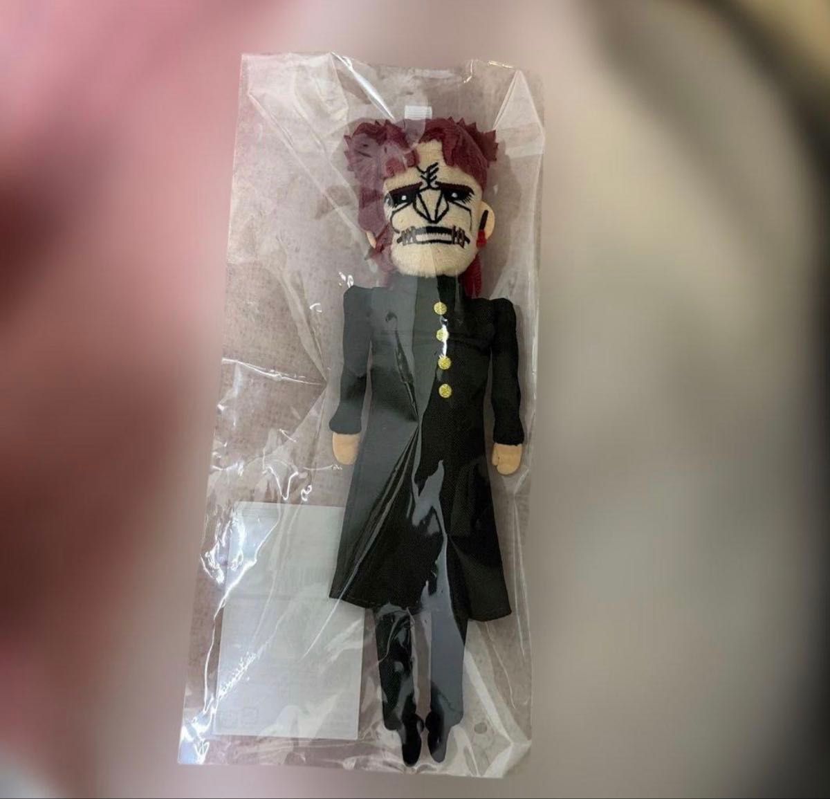 New ☆ JoJo's strange adventure Hanakyoin Noriaki doll mascot pouch that has pulled out the soul
