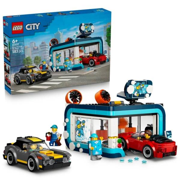 【オンライン限定価格】レゴ LEGO シティ ドライブスルー洗車場 おもちゃ 玩具 誕生日 プレゼント ブロック 知育 男の子 女の子 子供 6歳 7