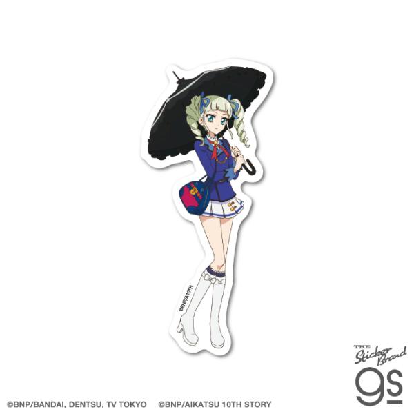 アイカツ! ダイカットステッカー 藤堂ユリカ 制服 アイドル アニメ 可愛い 音楽 コレクション キャラクター gs 公式グッズ AIK020