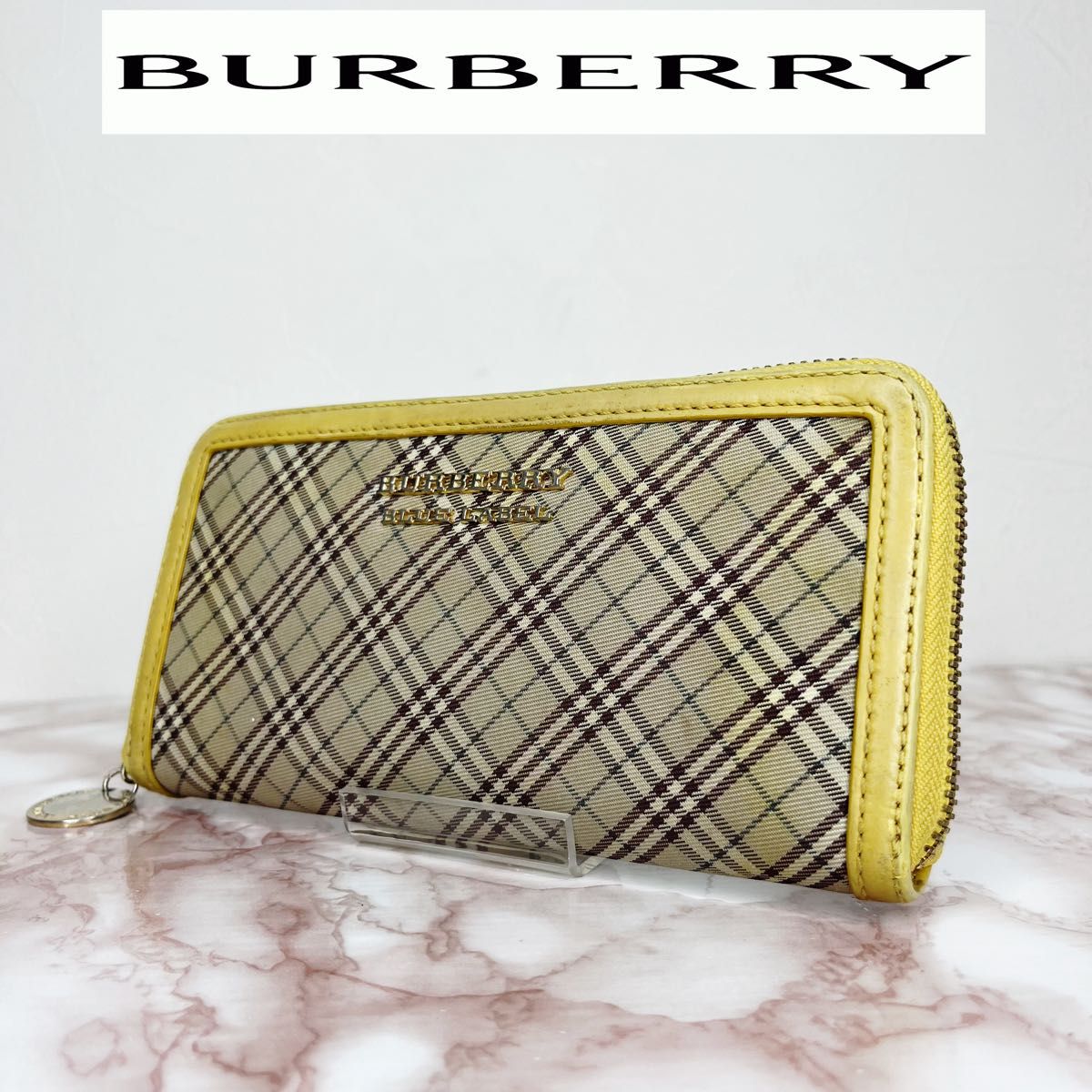 BURBERRY长钱包圆形拉链