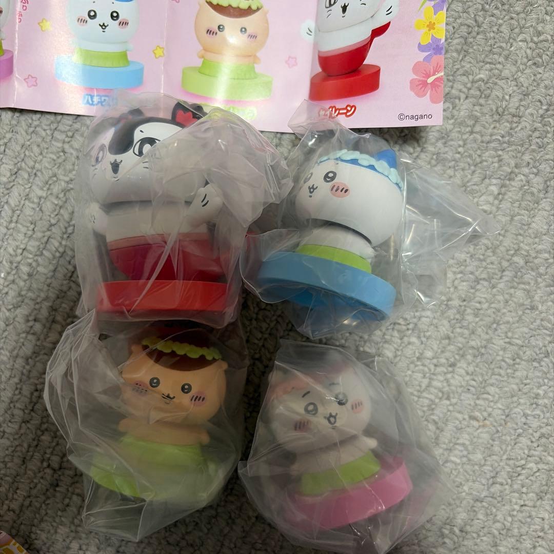 电影吉伊卡哇 人鱼岛的秘密 毛绒头部手办1全套4款 套装