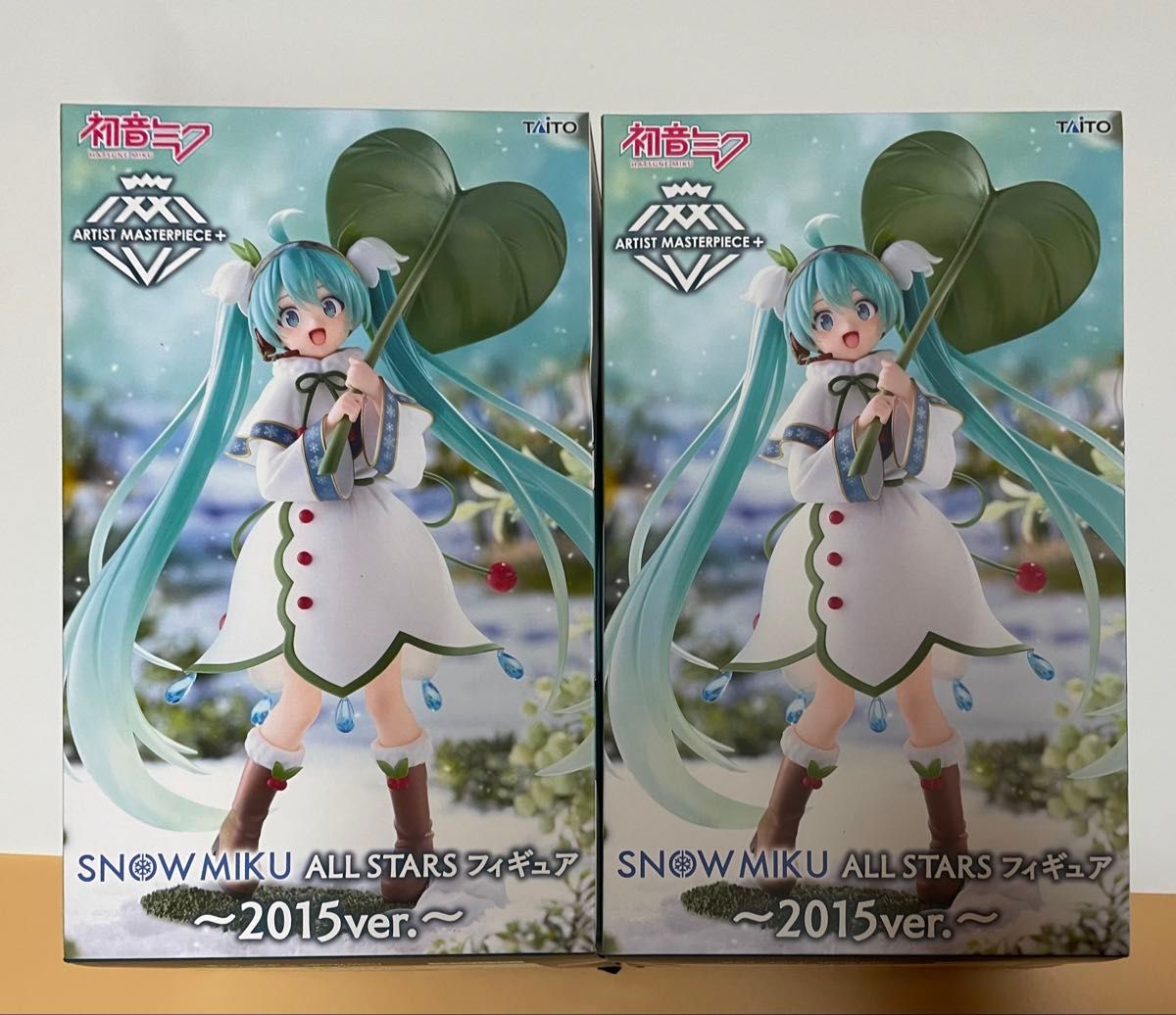 初音未来 AMP+ 手办 SNOW MIKU ALL STARS 2015版 2个套装