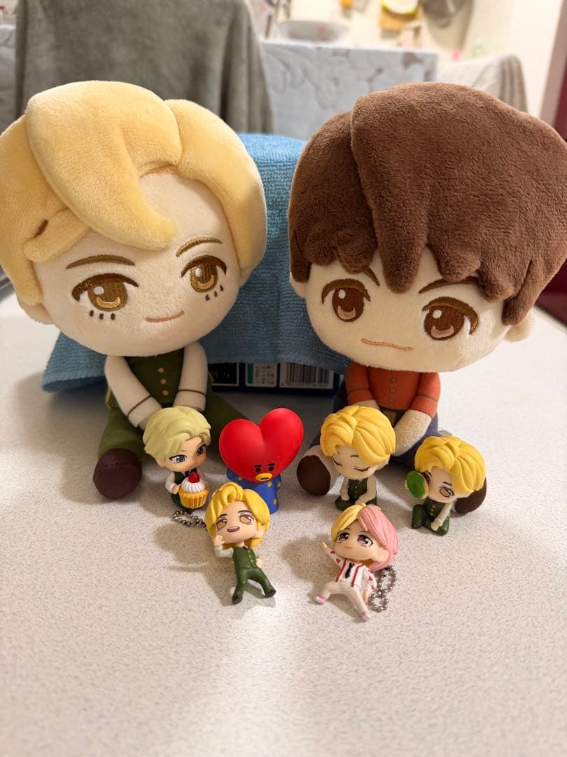 Plush Doll & Mini Figure Bundle Set (with TATA Bonus Item)