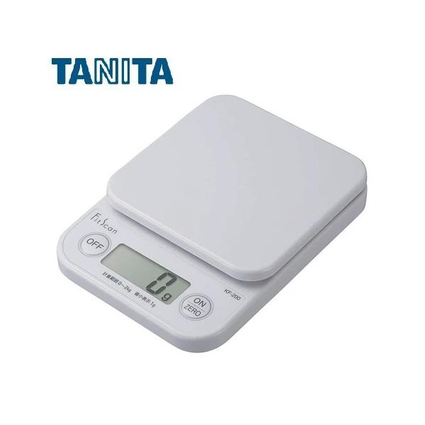 Tanita cooking scale厨房秤厨房秤烹饪数字2kg 1g单位白色KF-200 WH数字秤计量器紧凑型