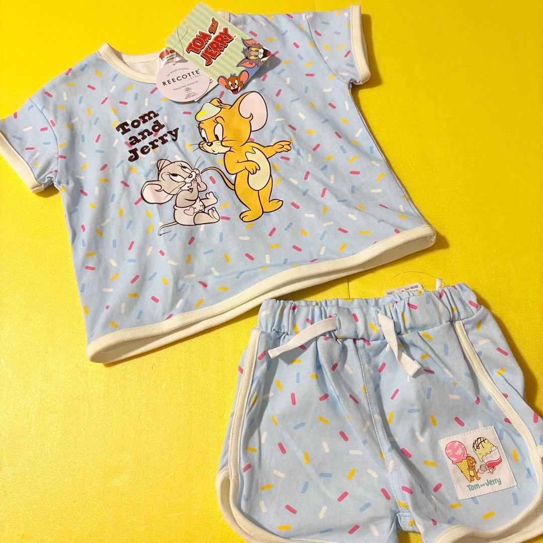 猫和老鼠 汤姆&杰瑞 睡衣 家居服套装 短袖 80