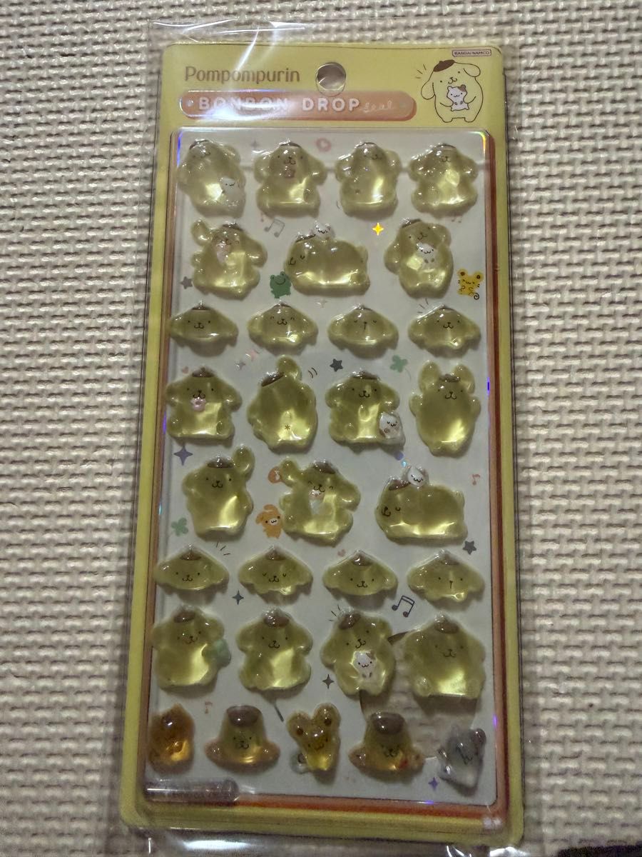 Pompompurin BONBON DROP Stickers First Edition Sanrio Bonbon Drop