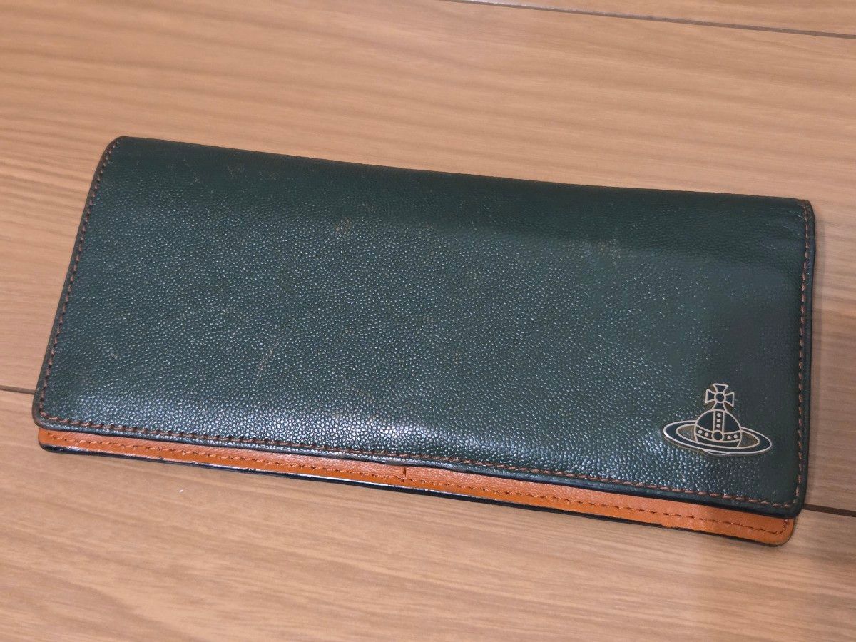 Vivienne Westwood Long Wallet Green Wallet Vivienne