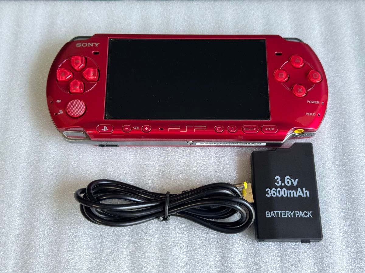 PSP-3000RR【成色良好・运行正常】PlayStation Portable便携式PlayStation