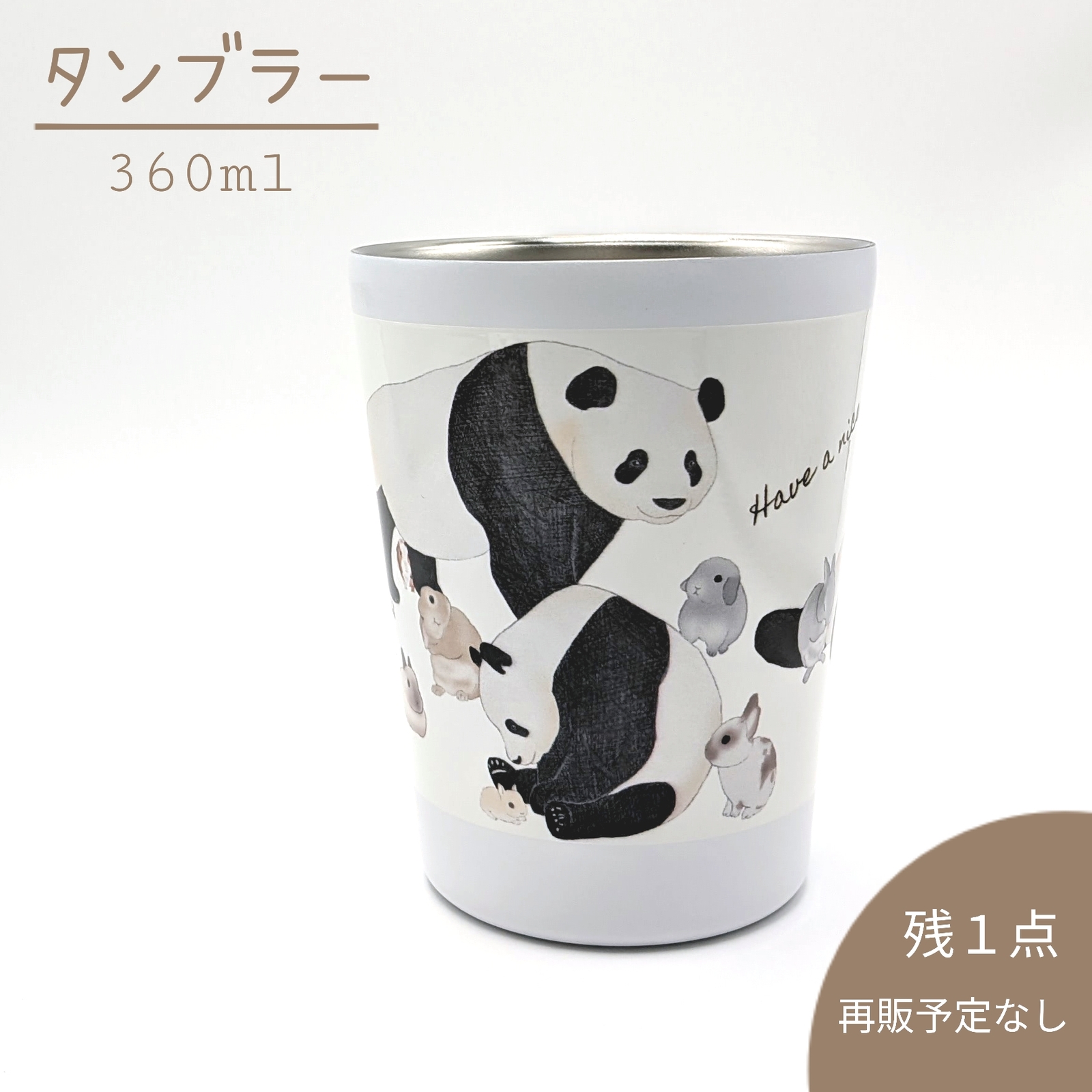 ✦No.55✦不锈钢保温杯［360ml］：うさまみれ