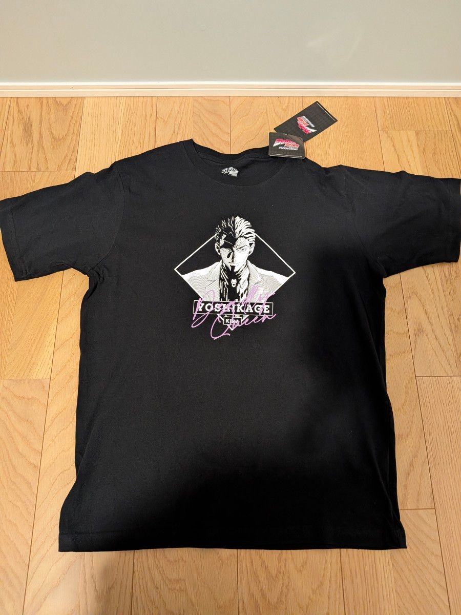 Jojo的奇妙冒险吉良吉影YOSHIKAGE KIRA短袖t恤黑色L尺寸