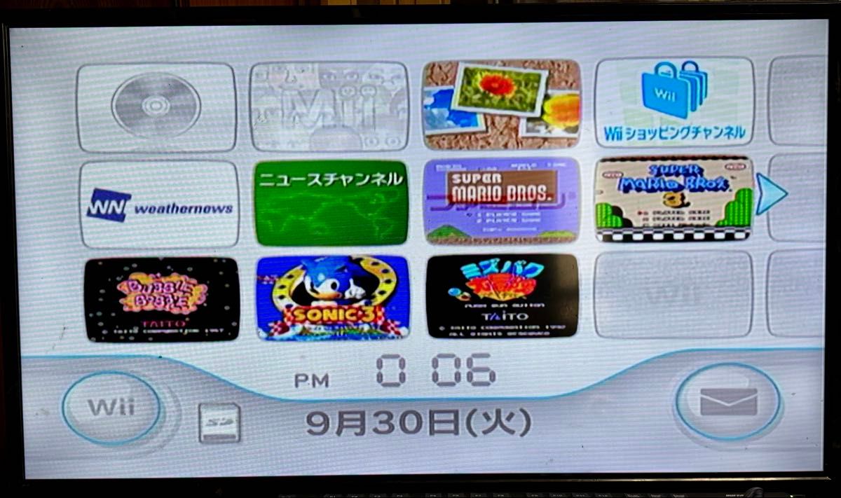 【 VC5 【套装】白色Wii主机 超级马里奥兄弟13 泡泡龙 刺猬索尼克3 水獭大冒险