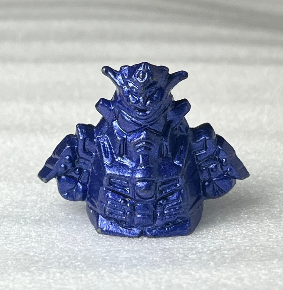 Diecast Gun消 迷你人偶 高达 复古 SD高达 金属蓝 金属人偶