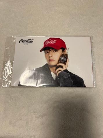 BTS V coca-cola Zero明信片