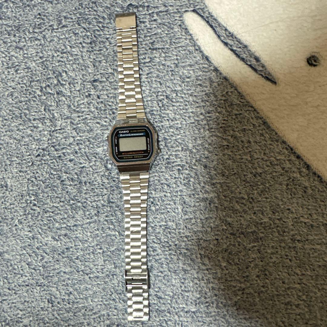 CASIO Digital Wristwatch Silver