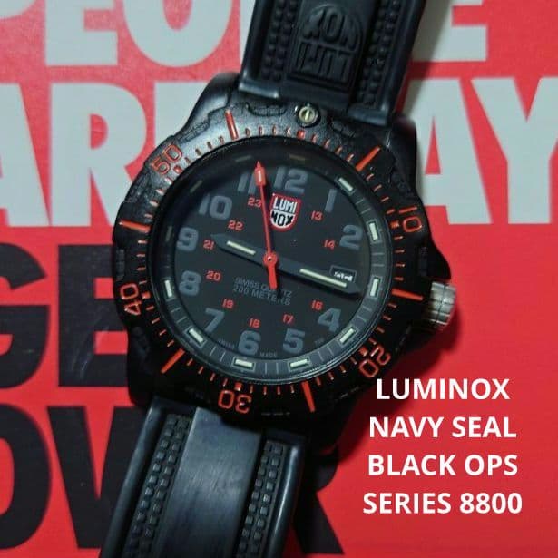 LUMINOX NAVY SEAL BLACK OPS SERIES 8800