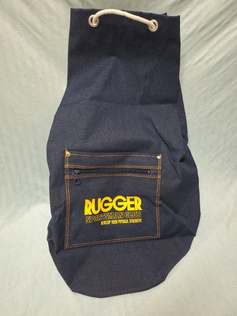 RUGGER SPORTSMAN CLUB 牛仔布束口袋背包