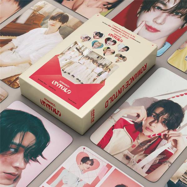 ENHYPEN周边商品 照片卡 55张套装 交易卡 ENHYPEN 全员照片卡 K-POP 韩国偶像 ROMANCE: UNTOLD 应援小物 LOMO卡片