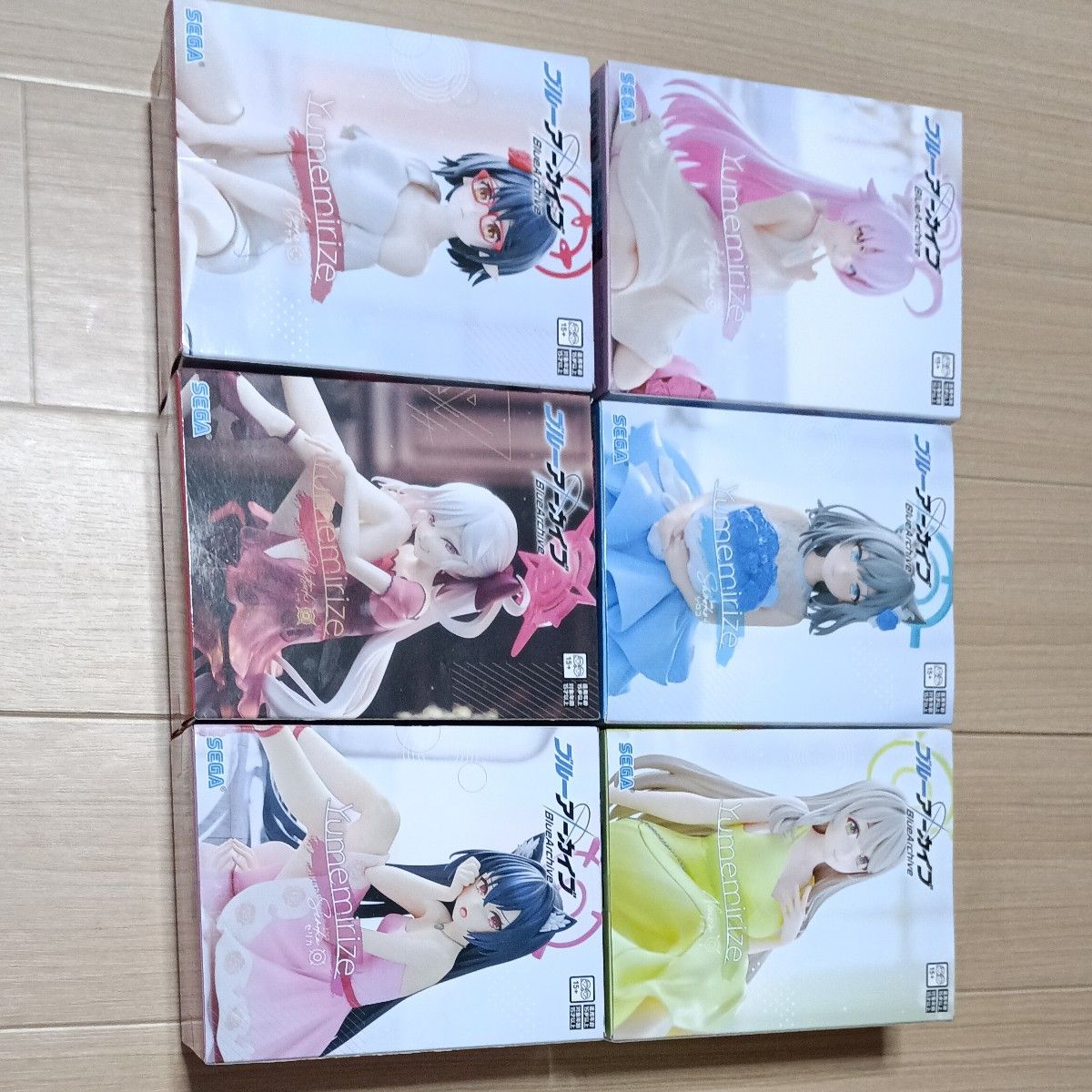 Blue Archive Yumemirize Figure 6-Piece Set SEGA Prize