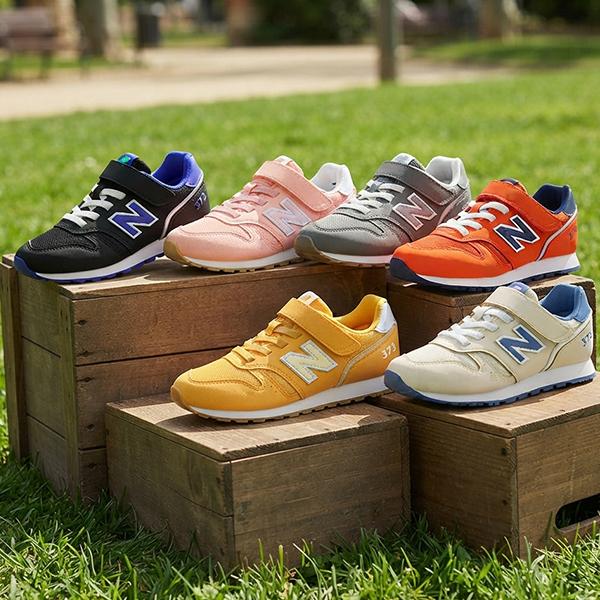 2026秋冬新作 ニューバランス スニーカー キッズ New Balance ジュニア 子供 レディース Y373 シューズ 靴 ベルクロ 通園 通学 学生 子供靴 運動靴