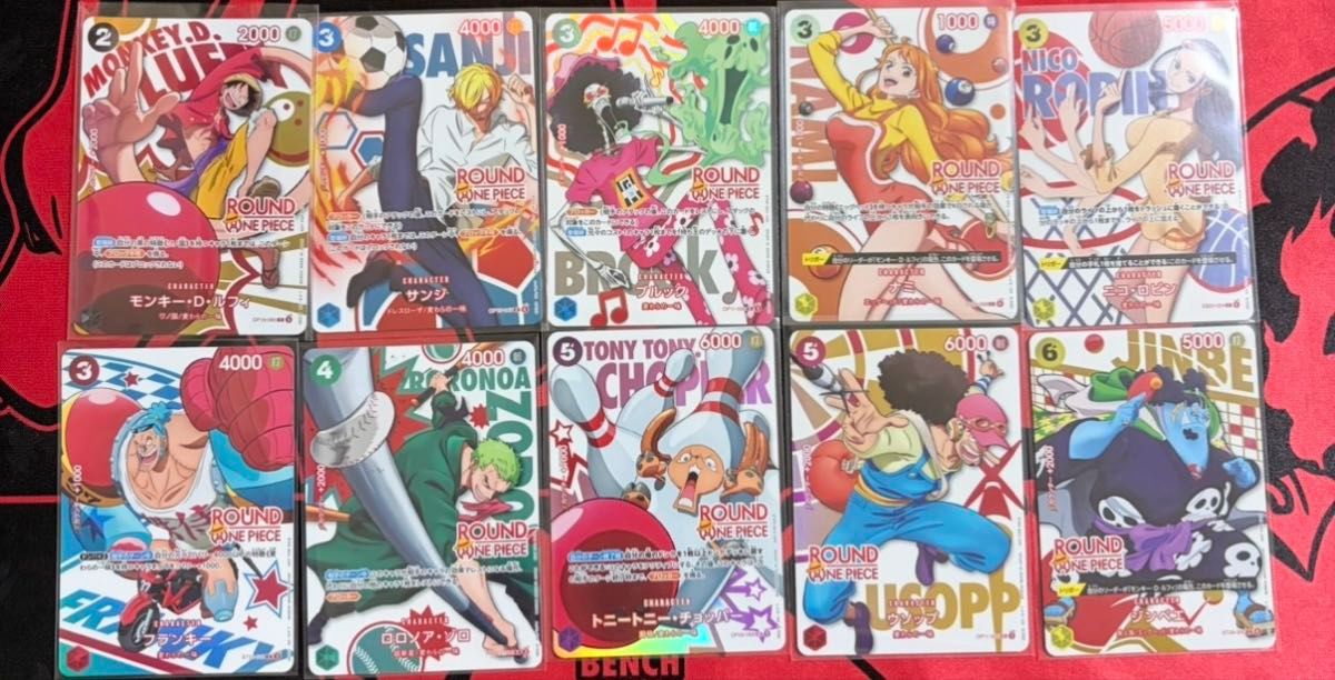 《One Piece Card Game》 ROUND1 限定促销卡10种全套