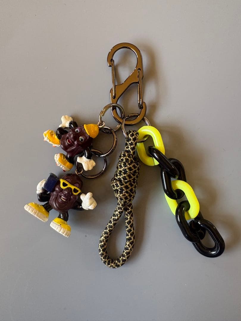 California Raisins Paracord Jingle Jingle Keychain